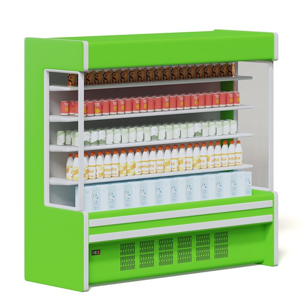 large green market fridge model