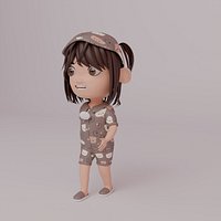 Tinny - Girl Rigged Character-1