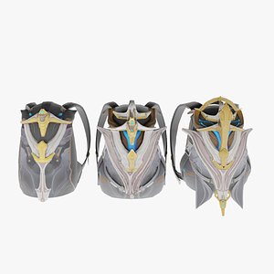 3D model Bag 3x Mystic Artificer Backpac