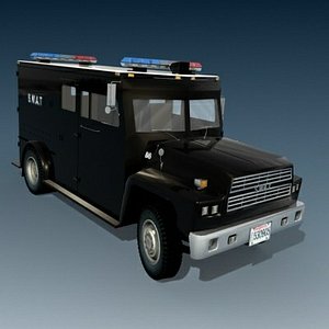 swat truck 3d max
