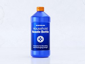 Household Nozzle Bottle 3D model