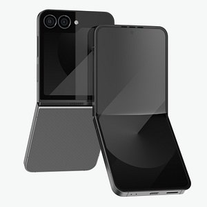 Samsung Galaxy Z Flip 6 Crafted Black 3D model