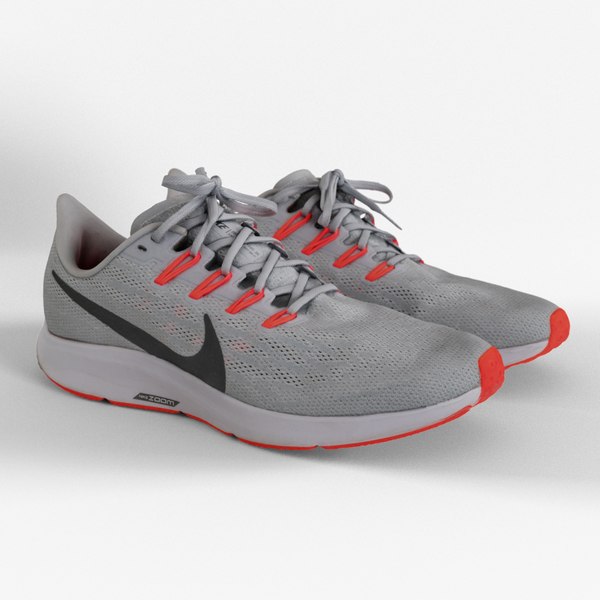 Nike Grey Shoes 3D model