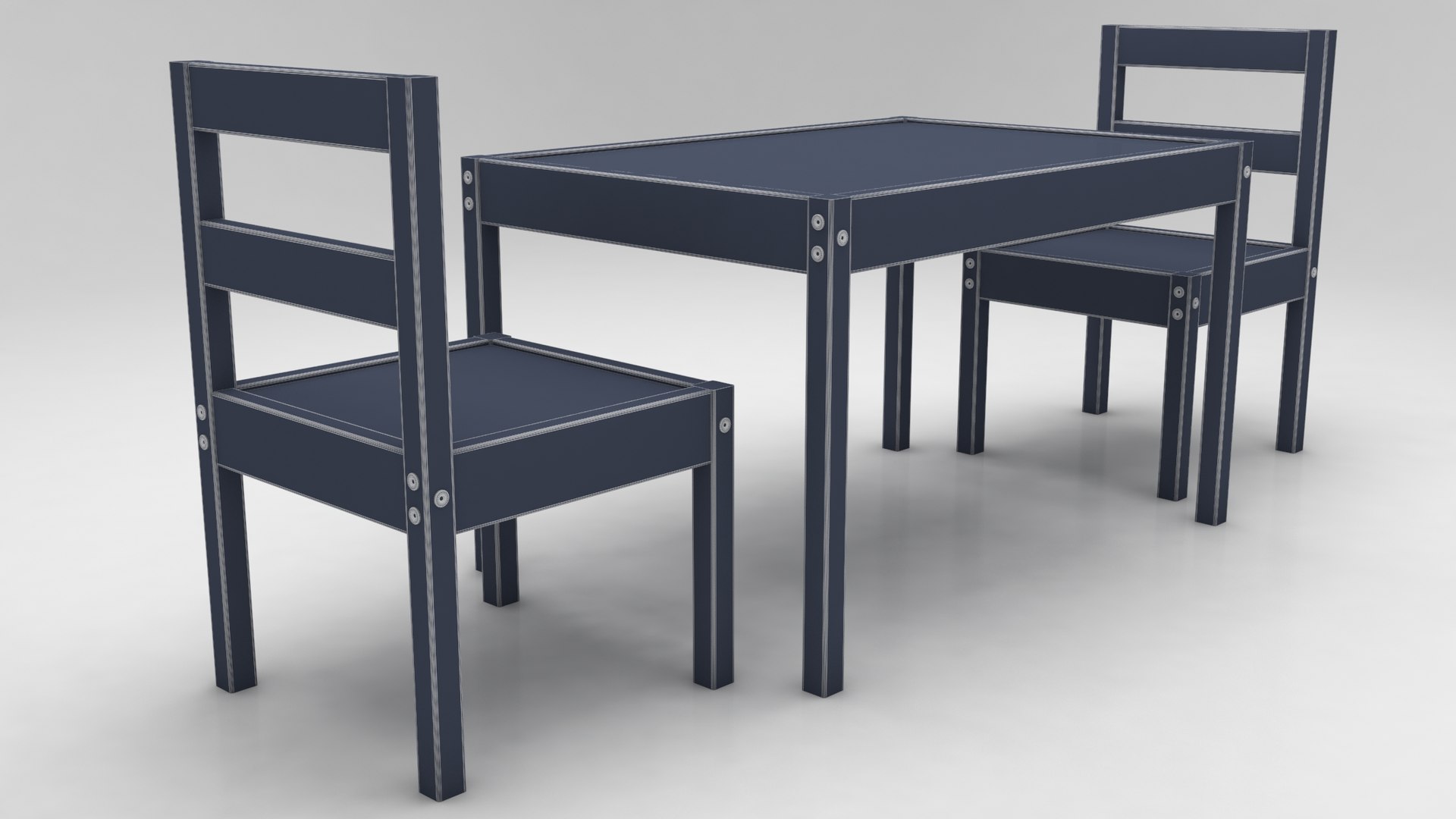 Activity table 3D model - TurboSquid 1637442