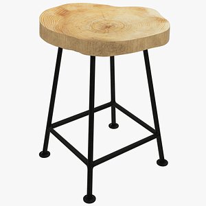 loft stool 3D model