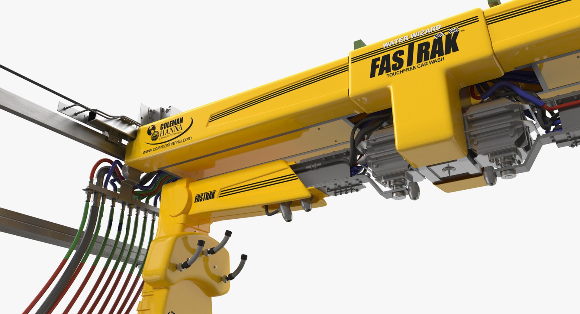 Fastrak Touch Carwash Car Wash 3D Model - TurboSquid 1350209