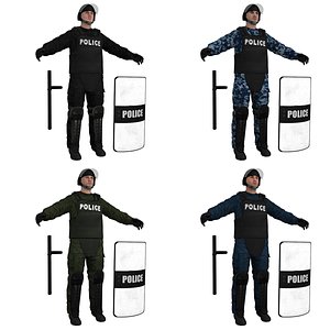 RIOT Police LOD3 PACK
