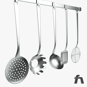 3d model of kitchen tools
