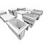 Furniture Fittings Mega Pack - Waste Bins