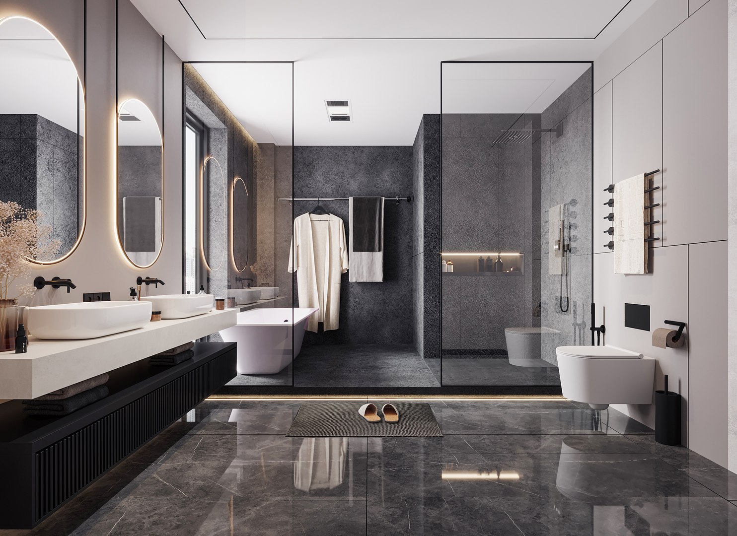 3D Modern Bathroom - TurboSquid 1825479