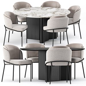 fil noir chair lou 3D
