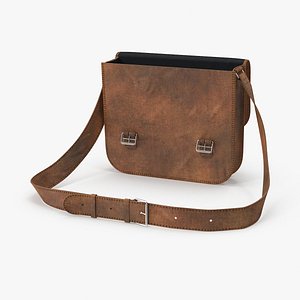 Open Leather Satchel