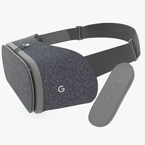 google daydream view vr 3d model