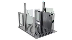 Security Gates - Turnstile 3D model
