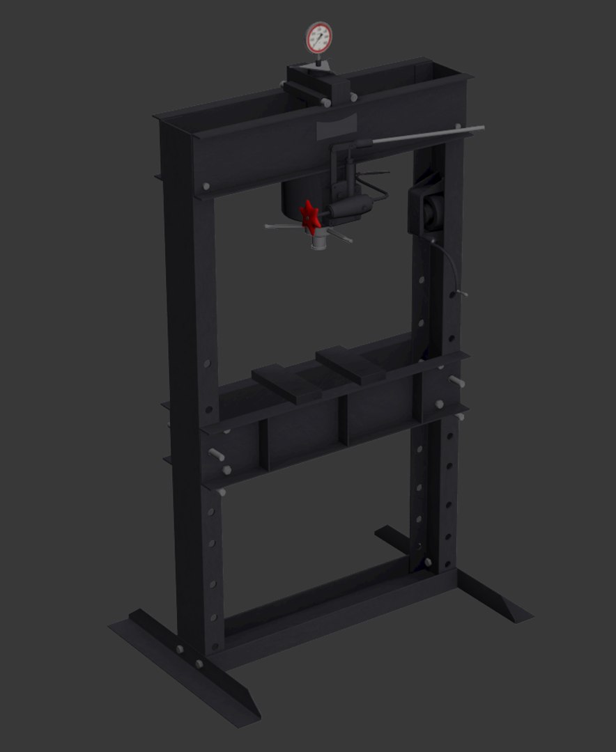 Pressure models. Пресс гидравлический 3 в модель. Гидравлический пресс 3д модель блендер. Гидравлический пресс 3d модель. Модель гидравлического пресса для школы.