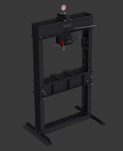 3d hydraulic press model