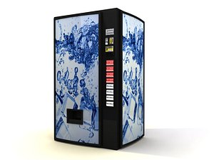 soda vending machine 3d model