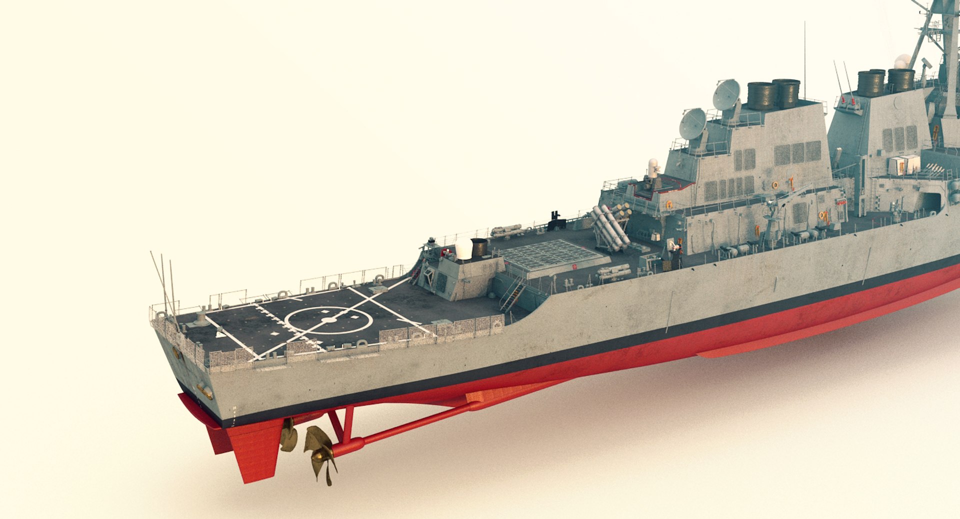 3D model uss paul hamilton ddg - TurboSquid 1424353