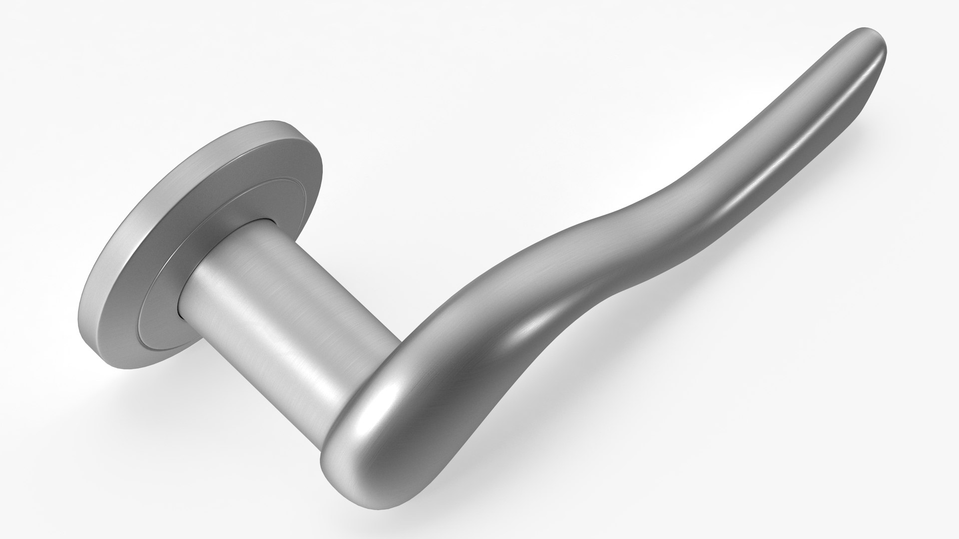 Steel Classic Style Door Handles 3D TurboSquid 2003435