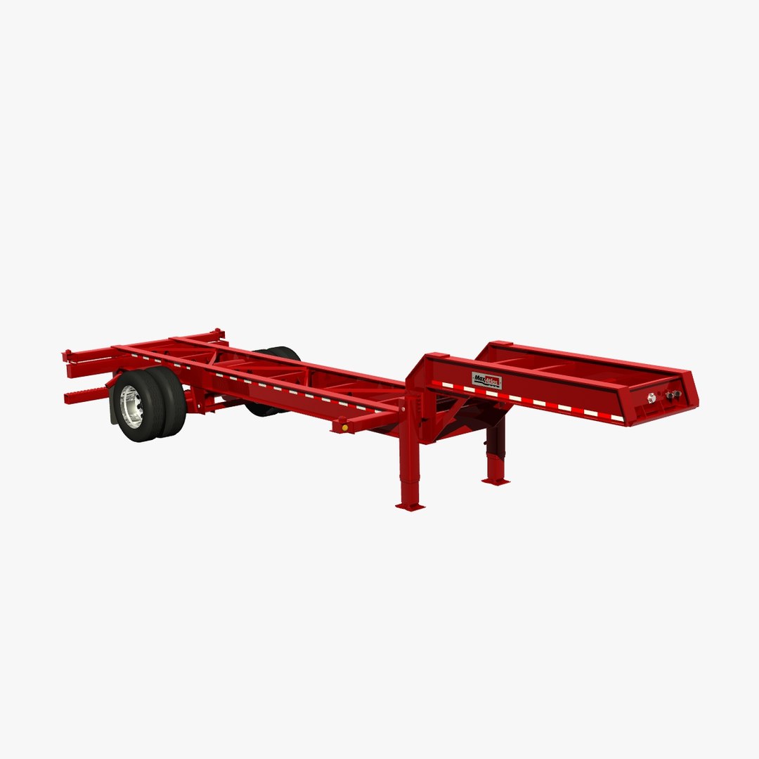 Container Chassis Model - TurboSquid 1285034