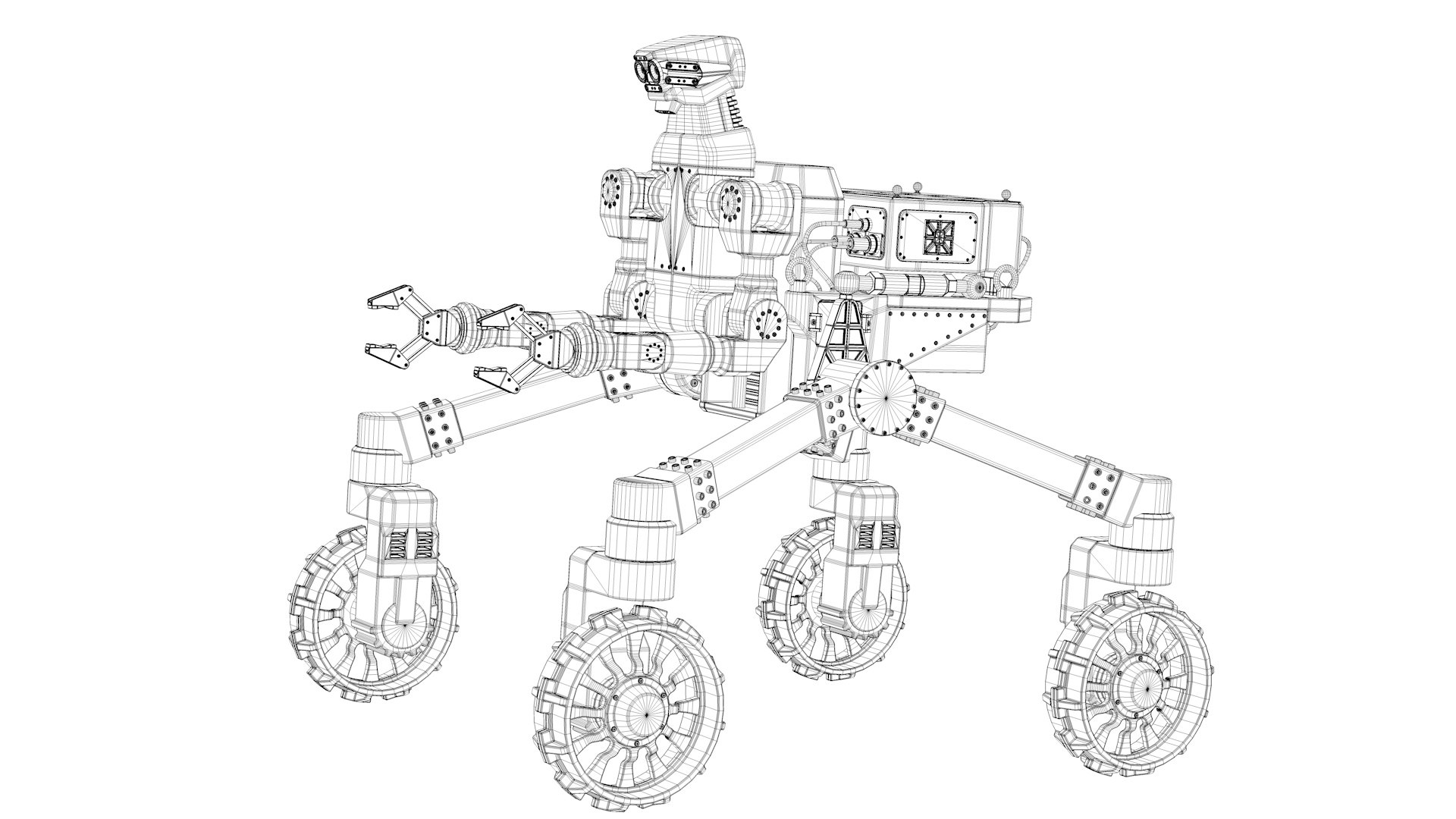 Robotic Rover 3D - TurboSquid 2098460