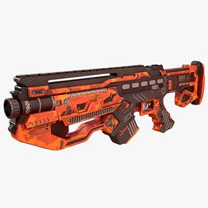 gun weapon space model