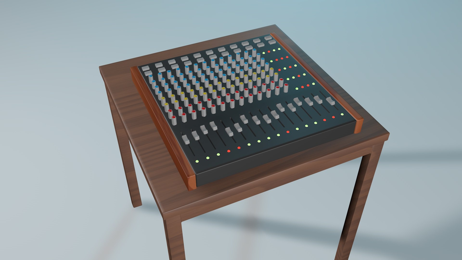 Soundboard Mixer Model TurboSquid 1975645