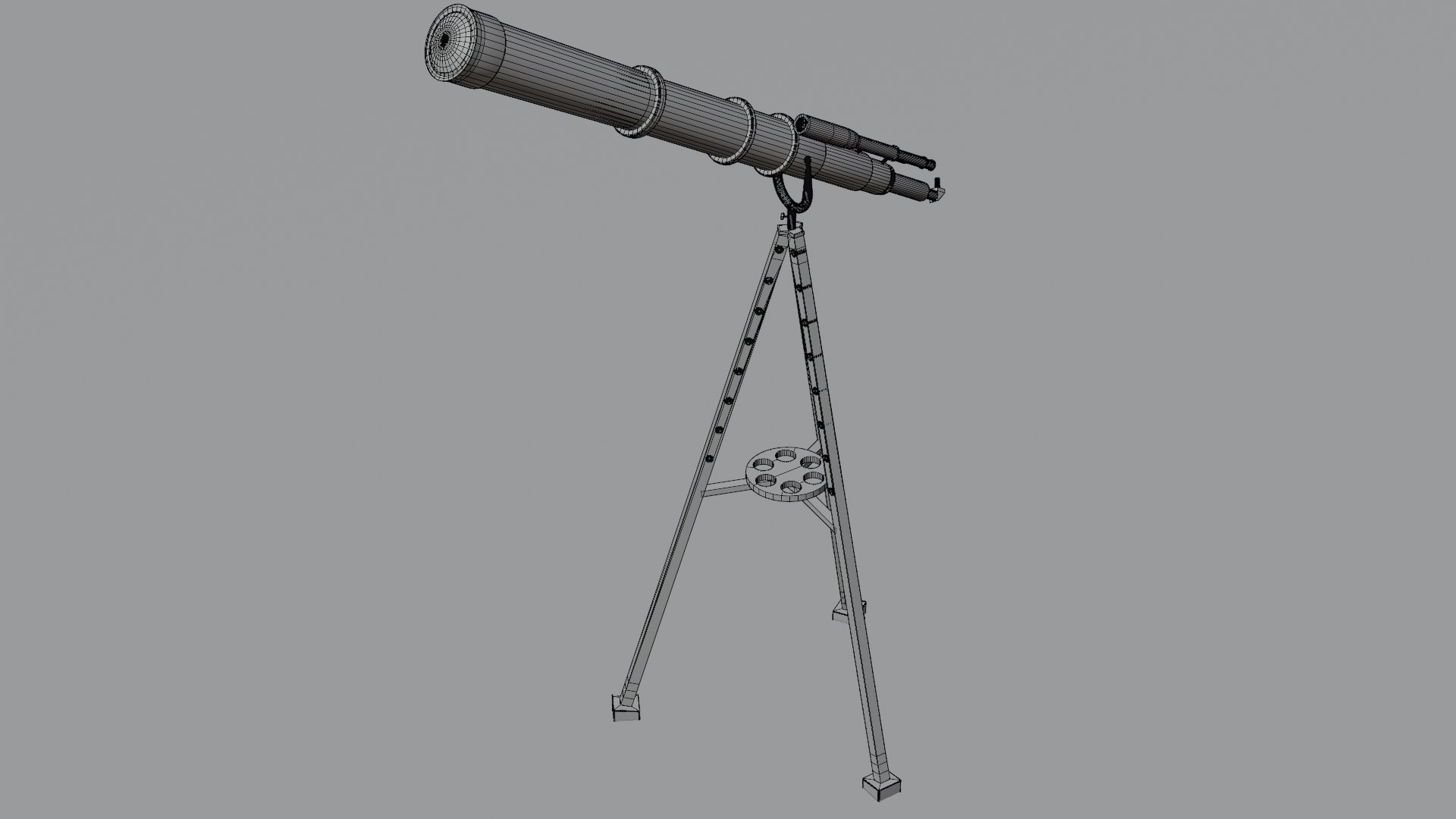 Free Free Telescope Model 3D Model - TurboSquid 2122061