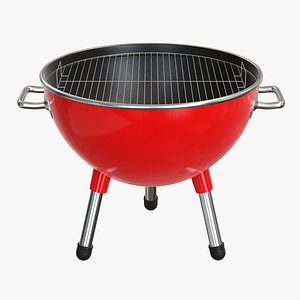 Charcoal kettle grill bbq