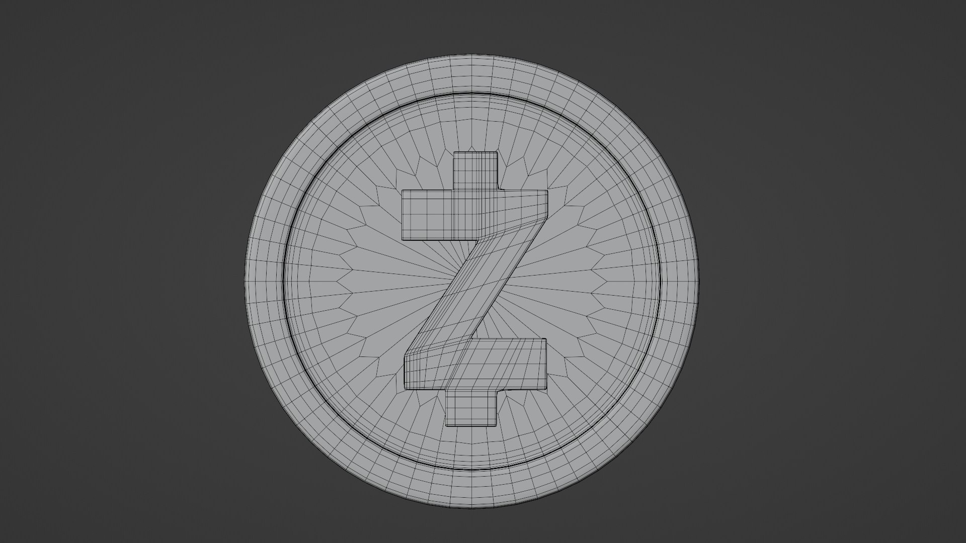 Zcash Coin 3D Model - TurboSquid 1915030
