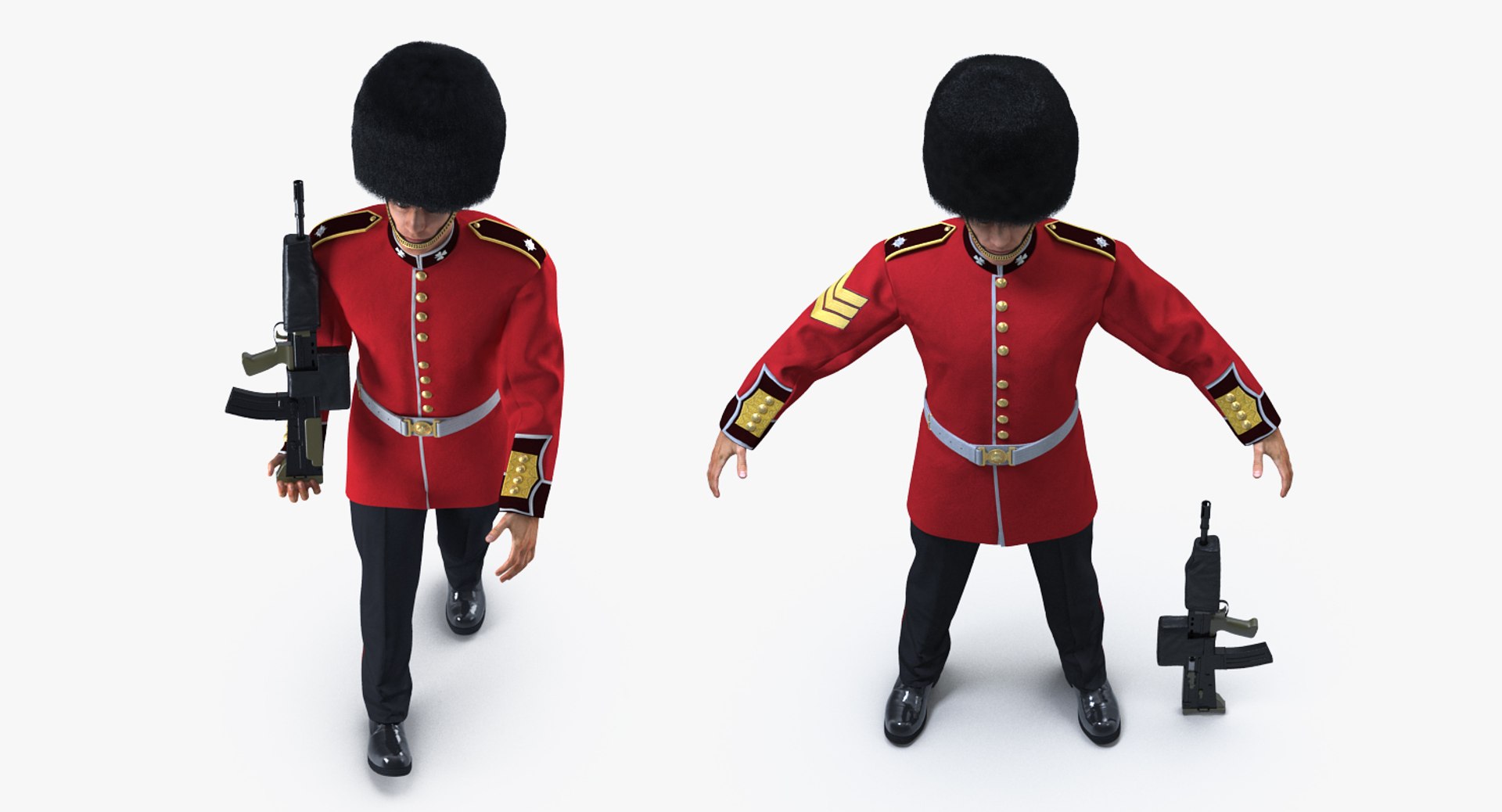 british royal guard soldier 3D https://p.turbosquid.com/ts-thumb/0k/WGiz3L/zIQQlneT/britishroyalguardsoldierrigged3dsmodel003/jpg/1501608389/1920x1080/fit_q87/cfab04149cefe30bcfcde04050730143637d96b1/britishroyalguardsoldierrigged3dsmodel003.jpg