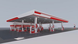 3D Gas station