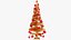 3D model Wooden Christmas Tree V10
