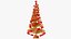 3D model Wooden Christmas Tree V10
