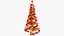 3D model Wooden Christmas Tree V10