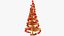 3D model Wooden Christmas Tree V10