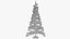 3D model Wooden Christmas Tree V10