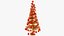 3D model Wooden Christmas Tree V10