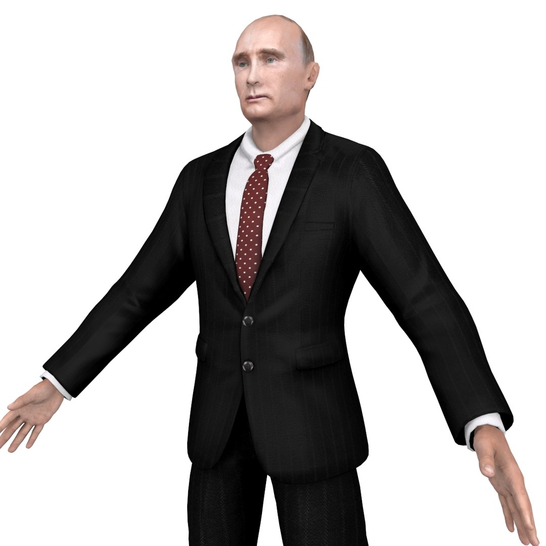 President Vladimir Putin 3d Max