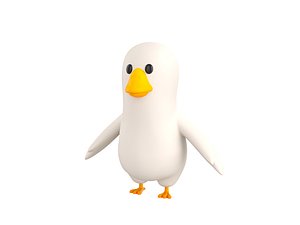 3D model goose character