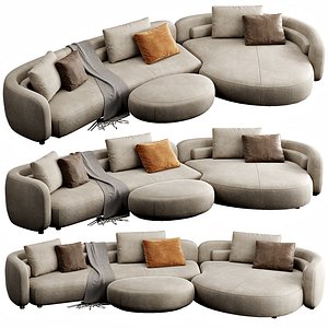 3D Minotti Bezier model