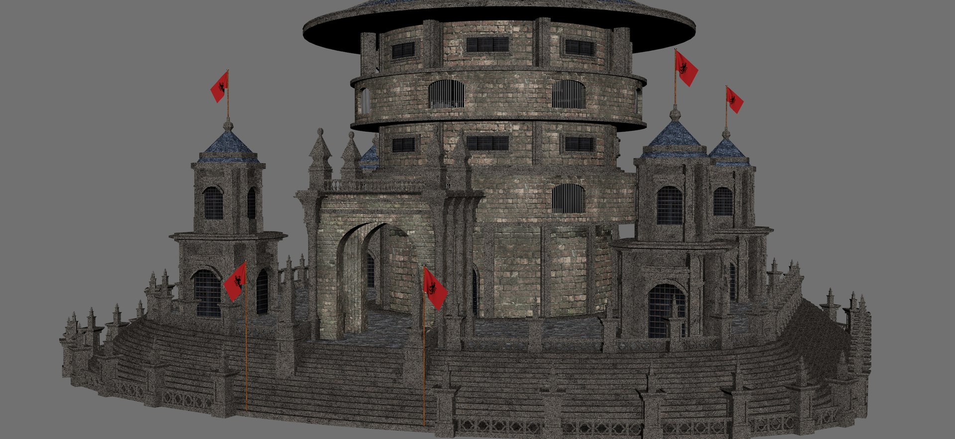 Skull Tower 3D - TurboSquid 2220727