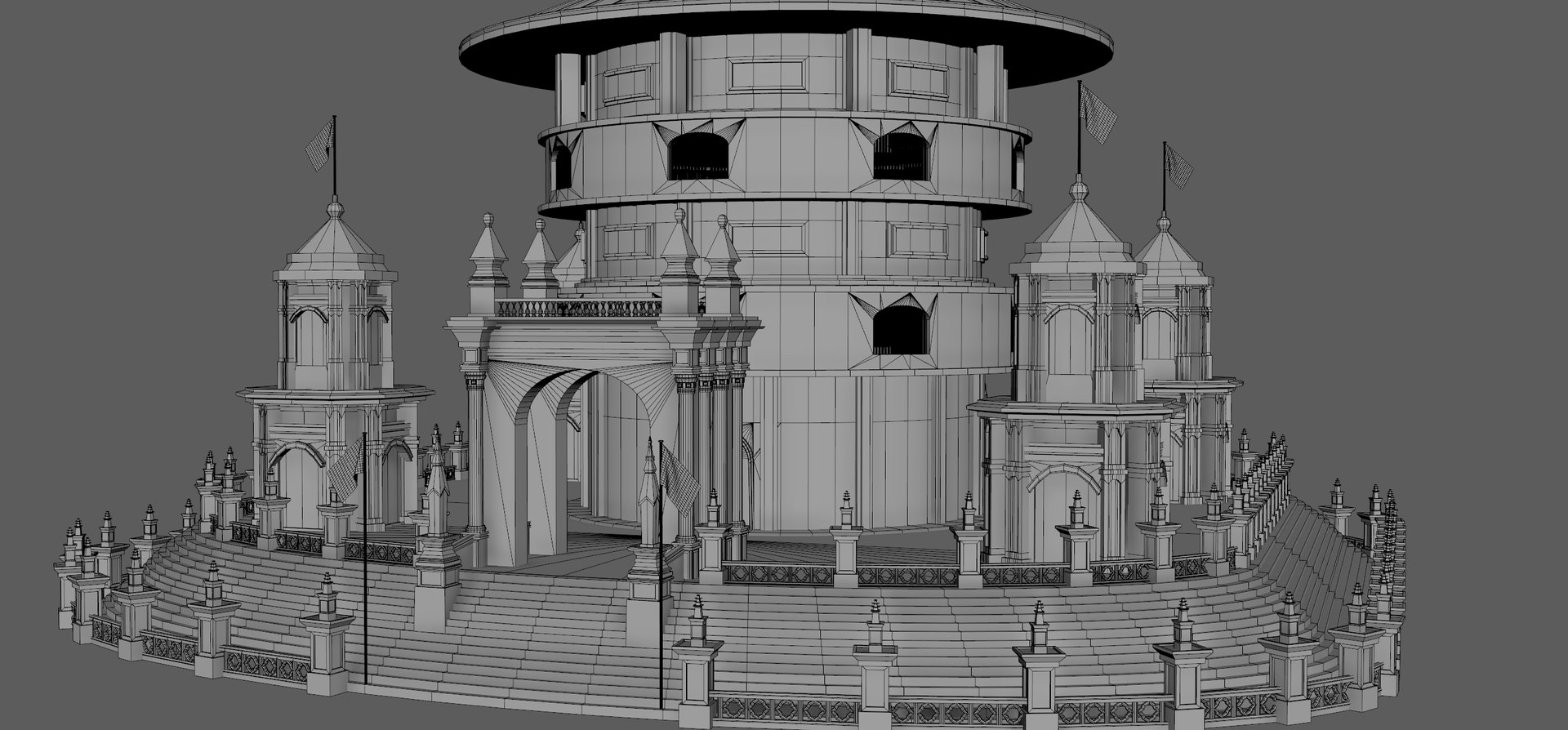 Skull Tower 3D - TurboSquid 2220727