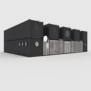 Container Cafe 12 3D model