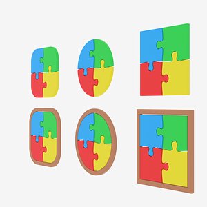 Jigsaw Puzzle Collection 3D model
