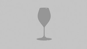 3D model Champagne Glass