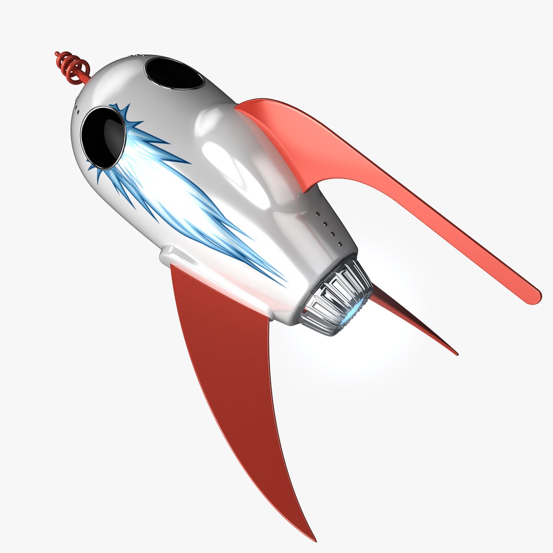 Rocket Ship 3d Model