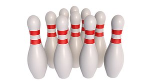 3D model Bowling Pins