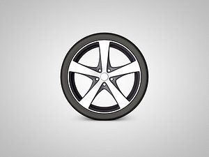 3d 3ds car rim artik