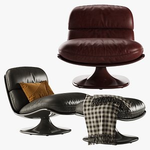 Minotti Pattie armchair 3D model